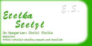 etelka stelzl business card